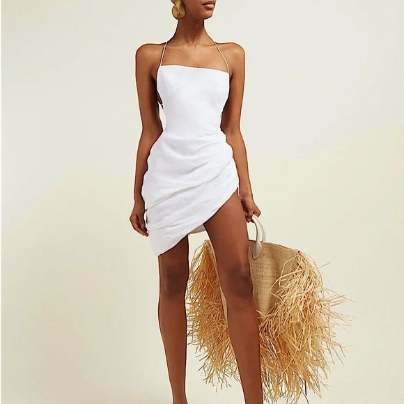 Jacquemus Saudade Dress White Jacquemus Dresses La Robe Saudade